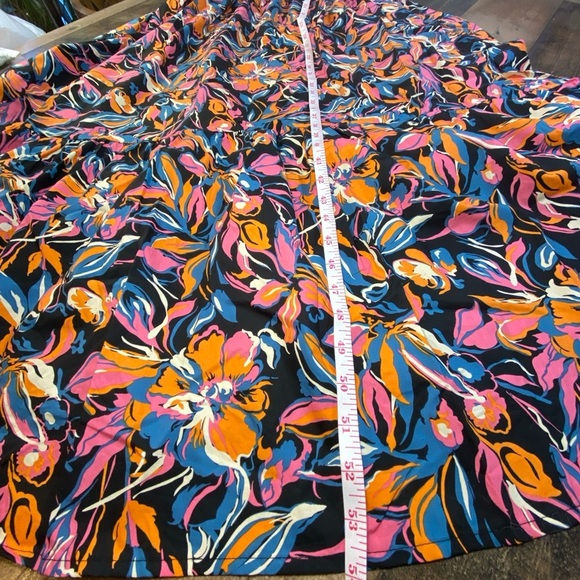 French Connection Women's Floral Sleeveless Twist Front Long Dress Size XXL - Picture 3 of 11